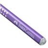 49889 Карандаш ч/г Faber-Castell "Sparkle" B, трехгранный, заточен., жемчужный лиловый 118204