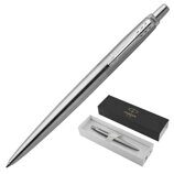 40234 Ручка шариковая PARKER Jotter Core Stainless Steel CT, корп. серебрист., хромир. дет, синяя 1953170